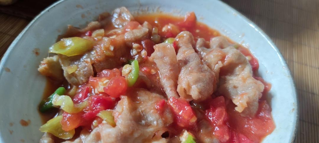 家常青椒炒番茄🍅