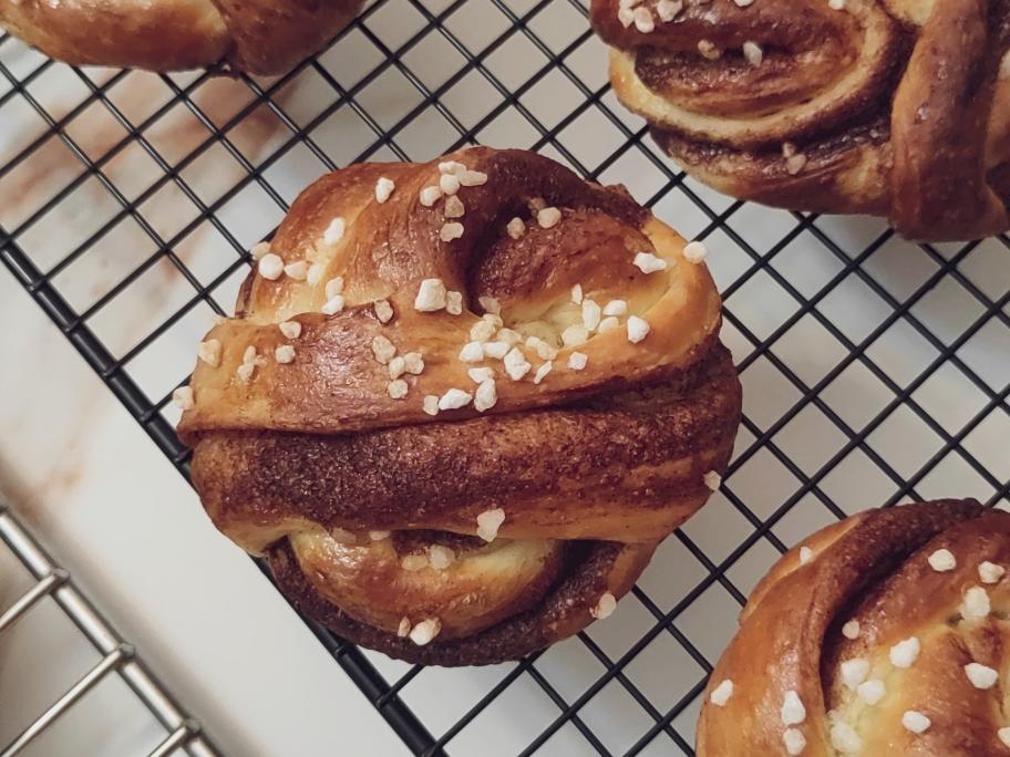 隔夜冷藏发酵鲁邦种肉桂面包瑞士肉桂卷的做法