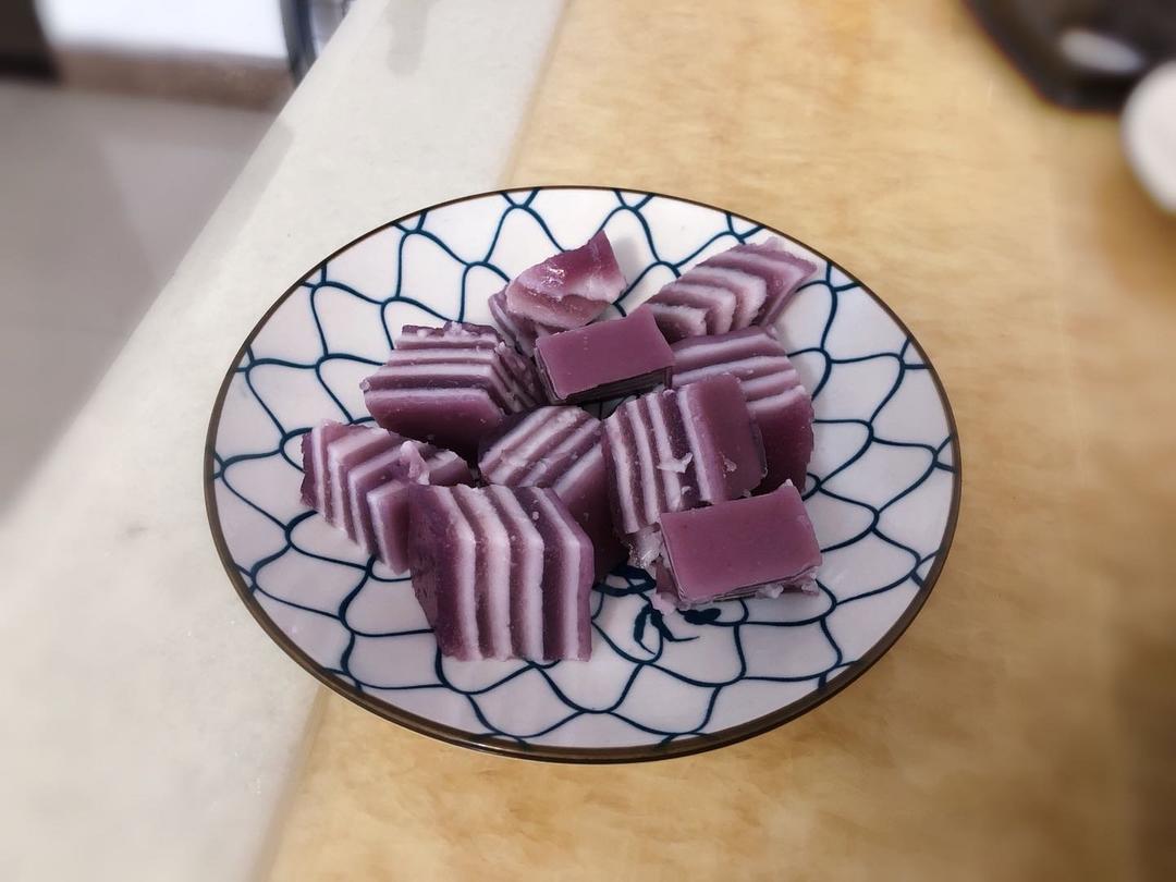 紫薯马蹄千层糕