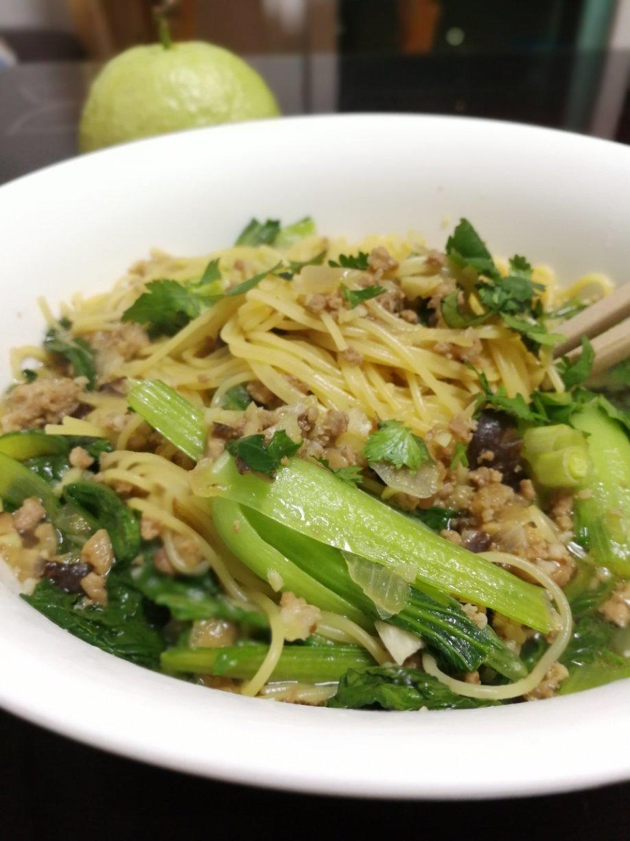 （一人食）香菇肉碎面