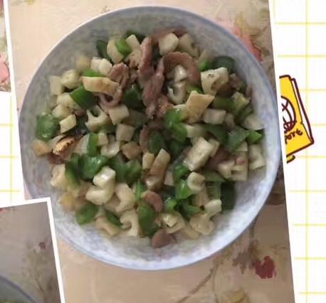 『妈妈的料理』毛豆干子炒肉丝