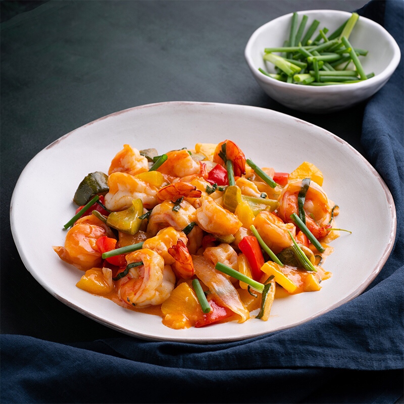 THAI SWEET & SOUR PRAWNS 泰式蔬菜酸甜虾
