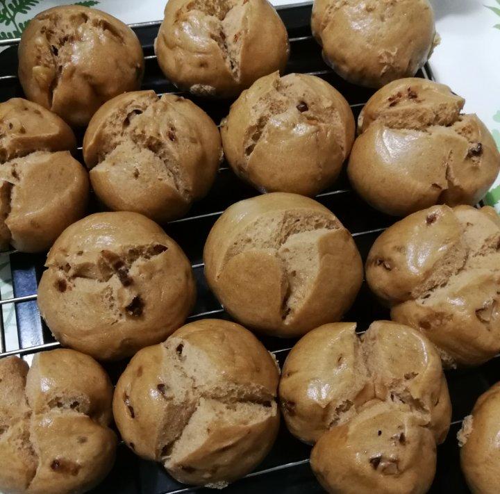 红糖燕麦开花馒头