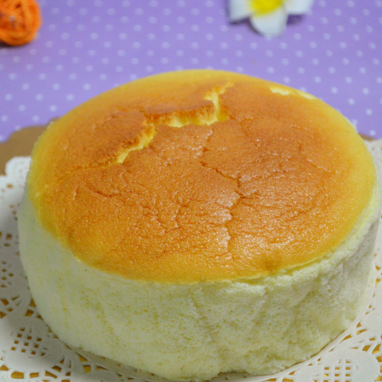 椰香轻乳酪蛋糕