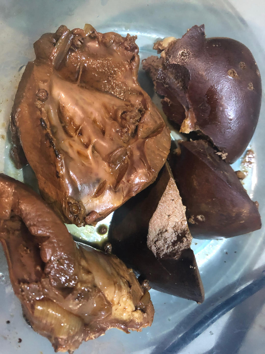 卤猪心、猪肝（卤心肝）
