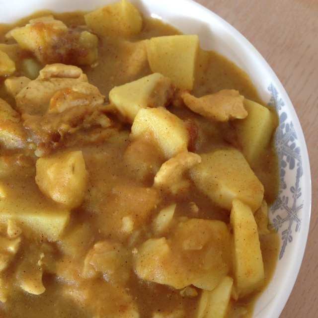 咖喱鸡块饭