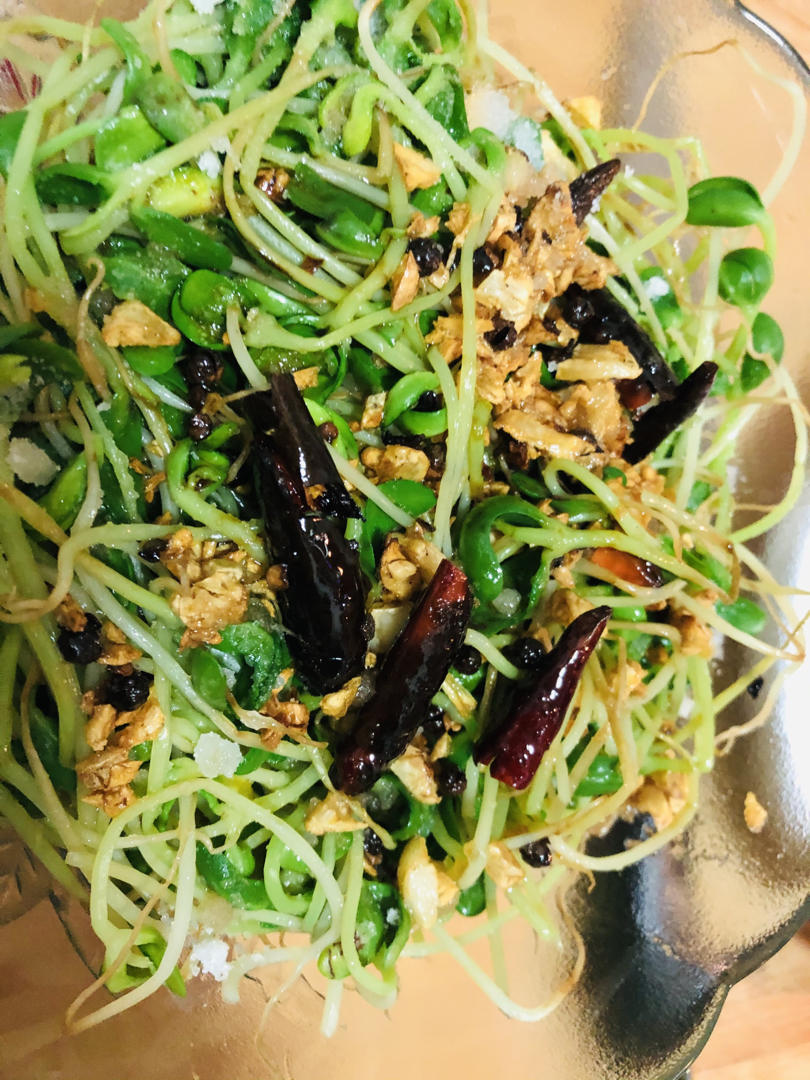 呛口麻辣黑豆苗