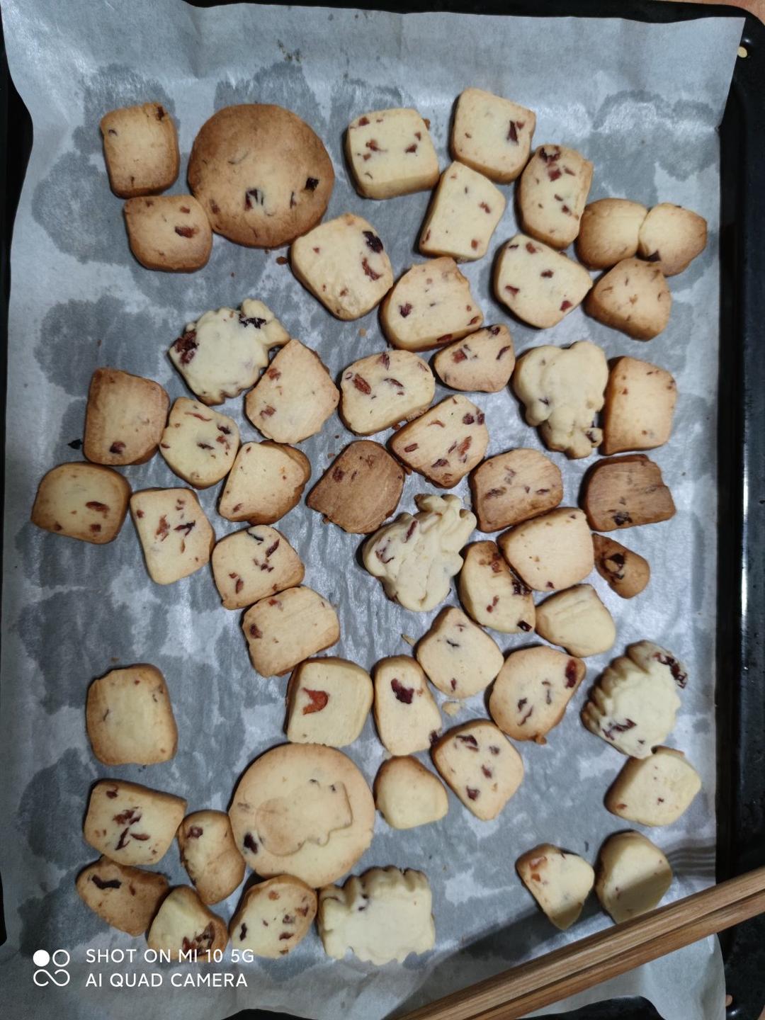 蔓越莓黄油曲奇饼干