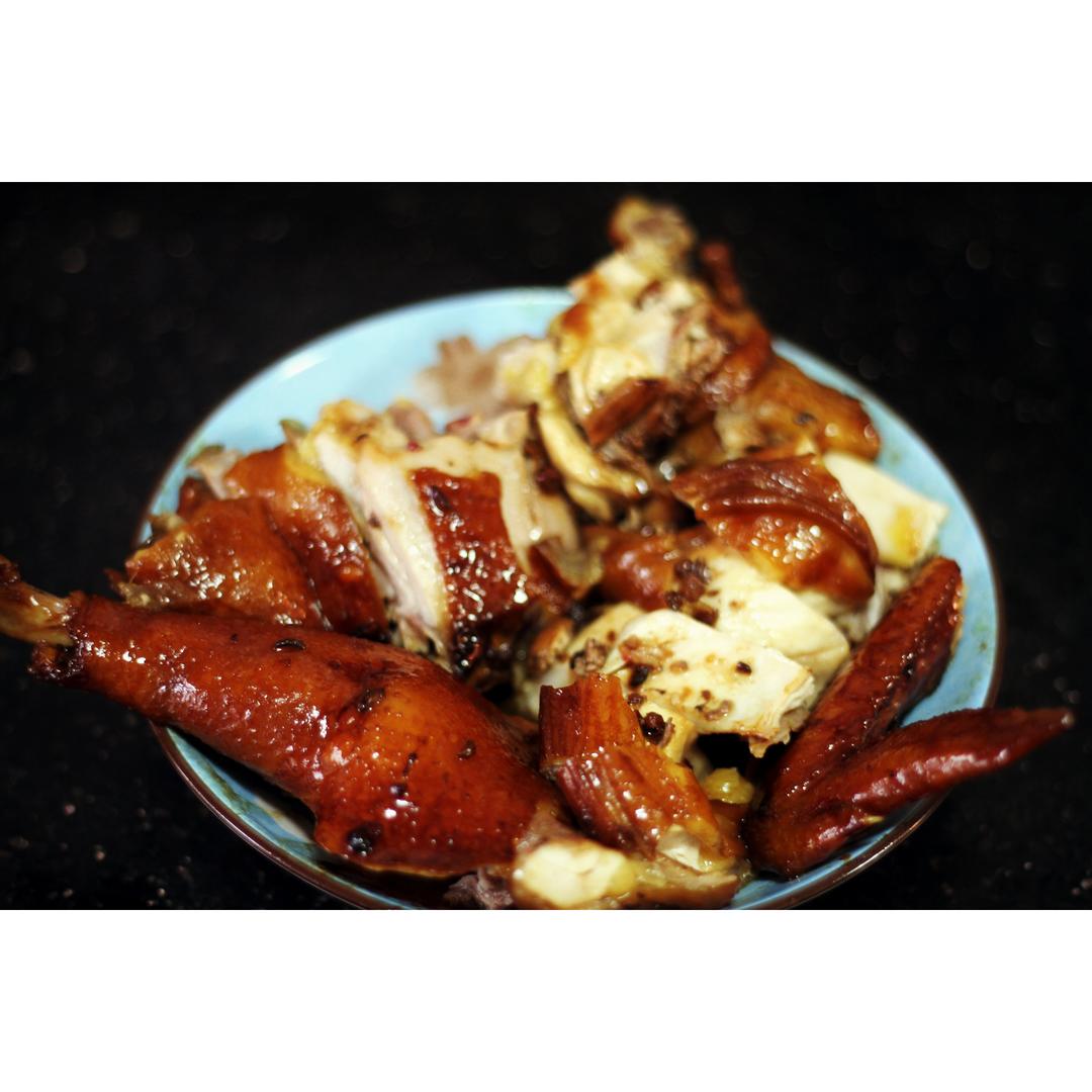 静的厨房12做的油淋鸡