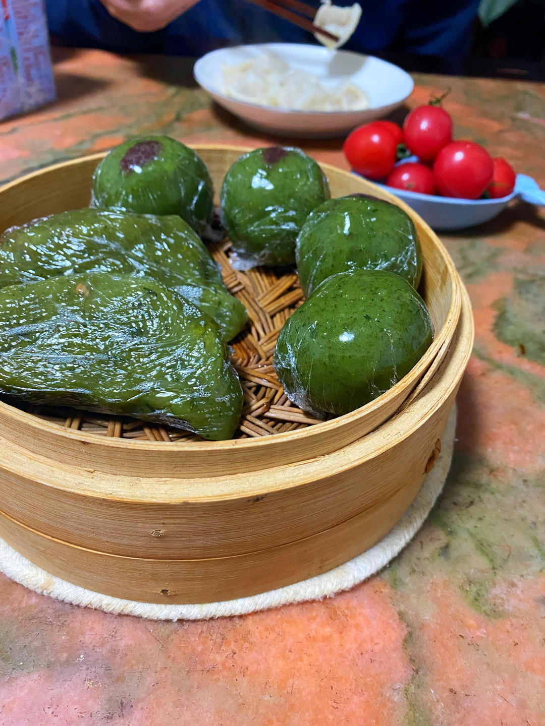 属于春天的艾草团子