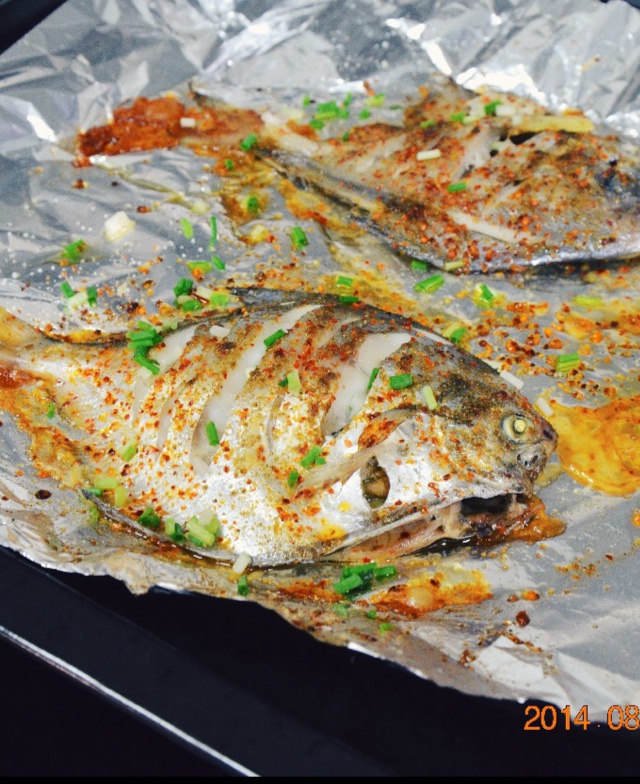 烤鲳鱼