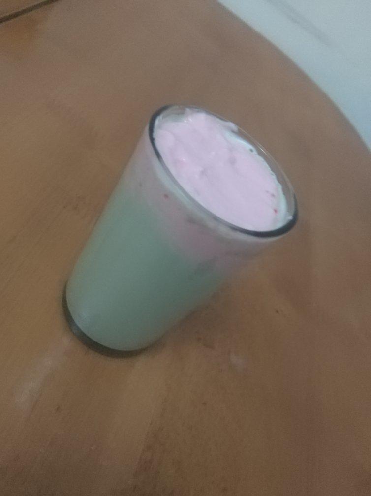樱花岩盐奶盖抹茶拿铁【曼食慢语】