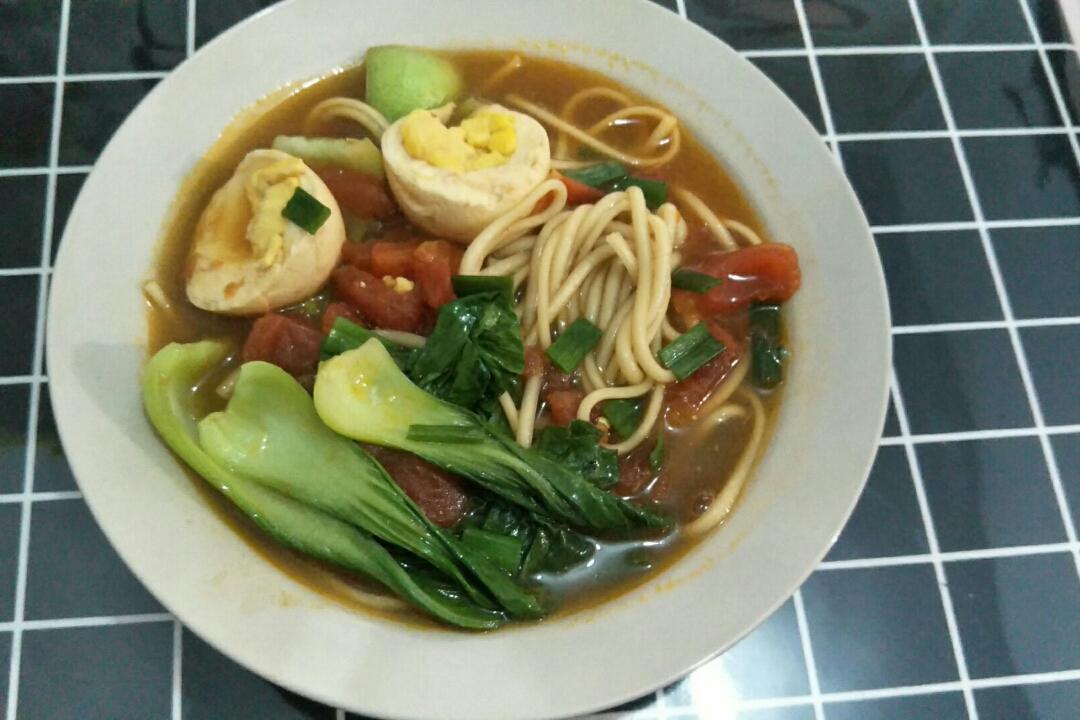 简单早饭西红柿鸡蛋挂面
