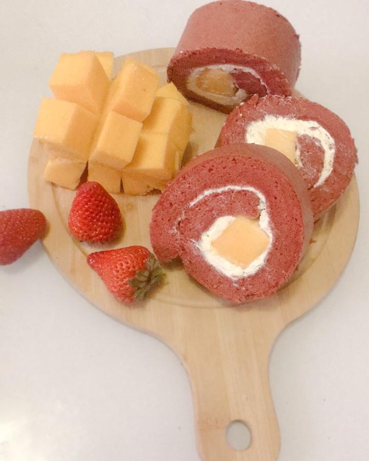 红丝绒蛋糕卷（超详细）