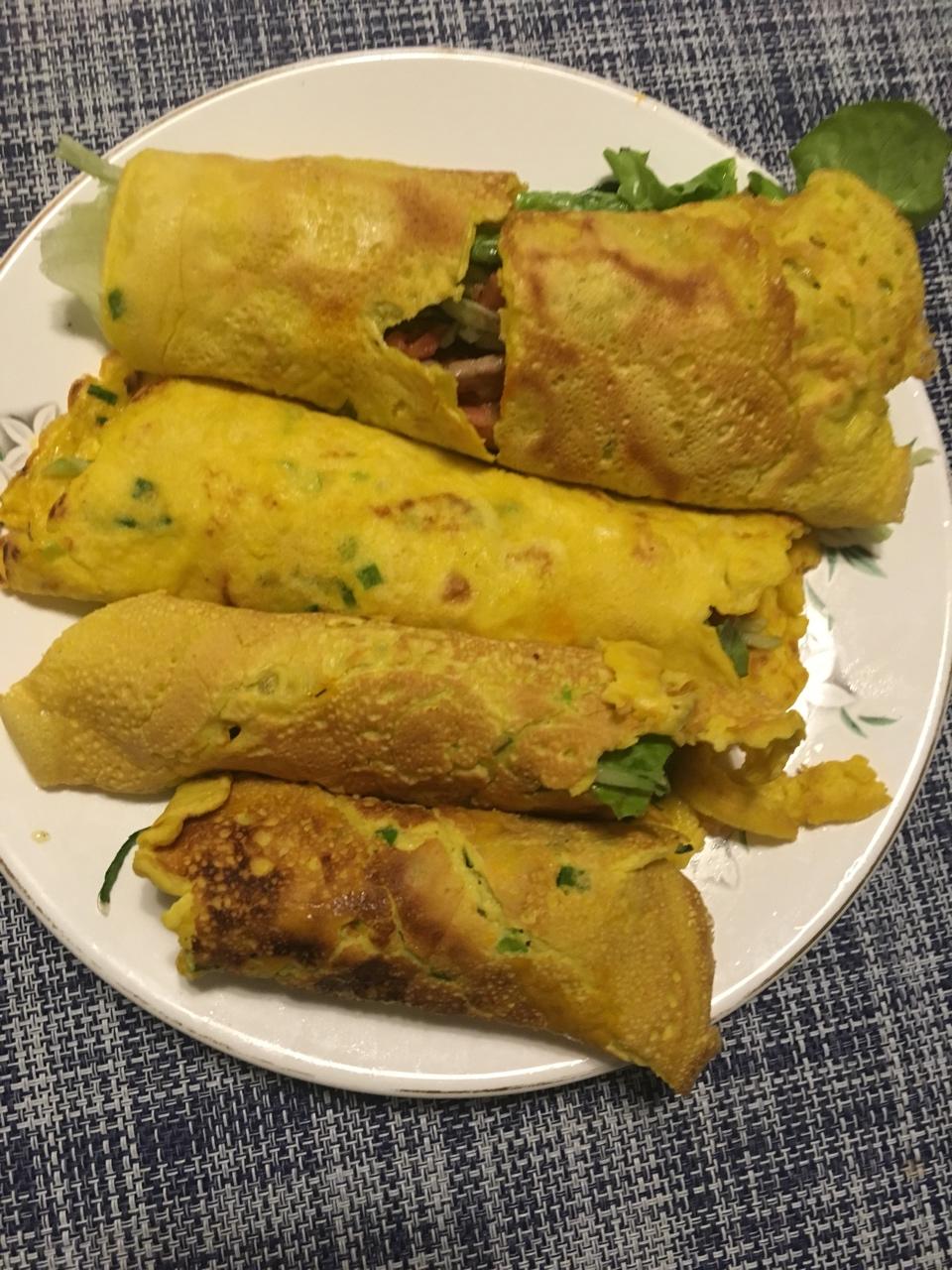 【鸡蛋卷饼】