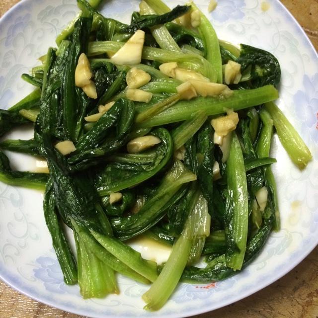 蒜蓉油麦菜的做法