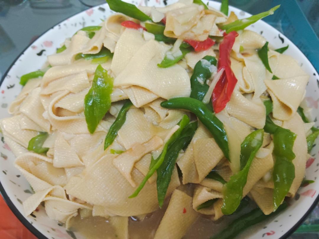 尖椒干豆腐