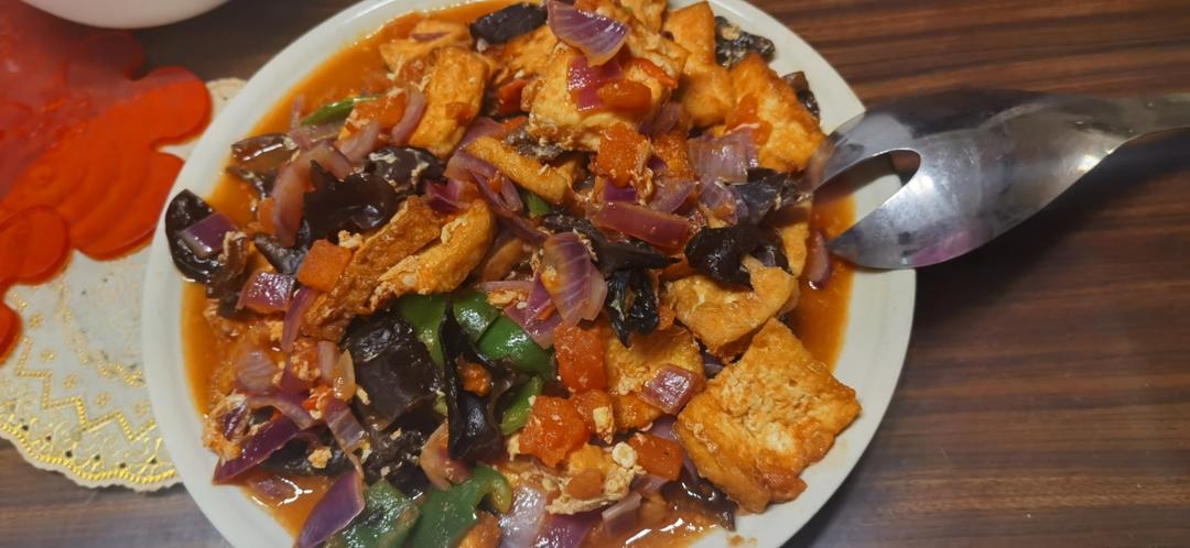 色香味俱全的烧豆腐