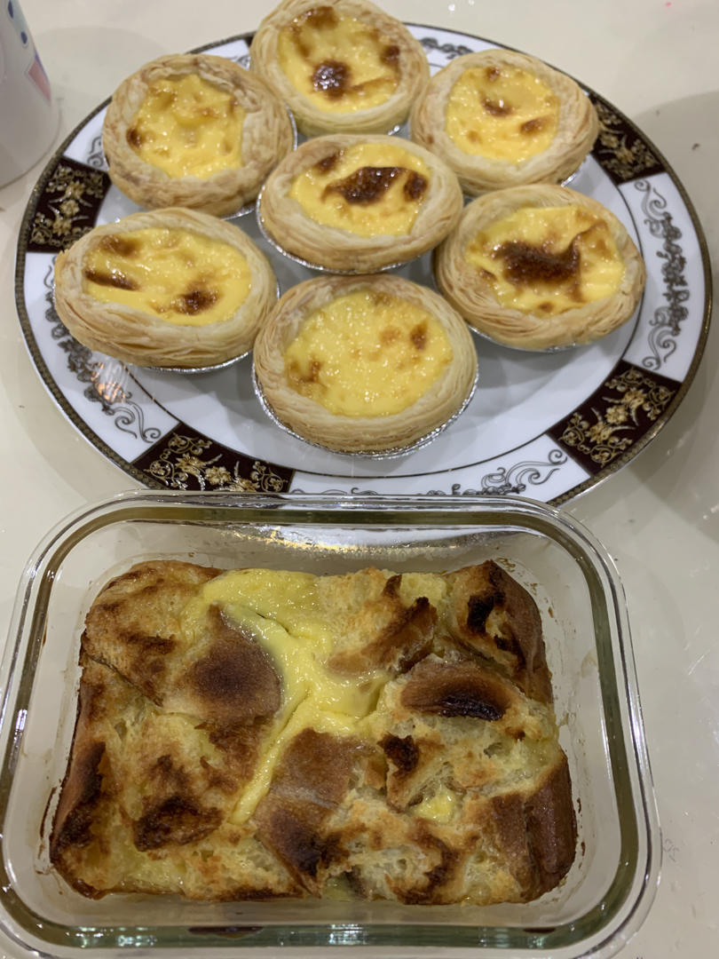 剩余的蛋挞液怎么办呢