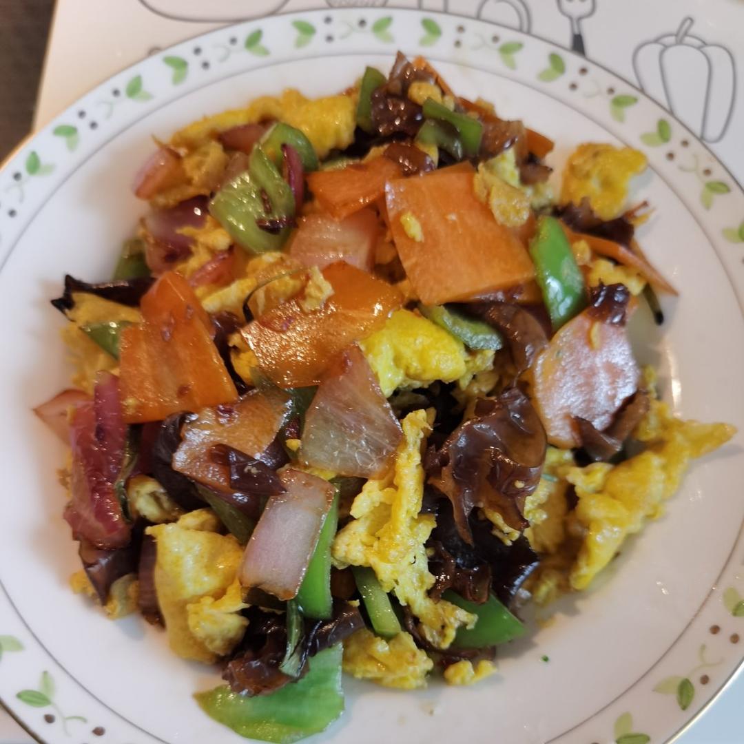 洋葱炒鸡蛋