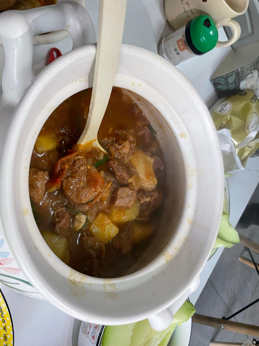 番茄土豆炖牛腩