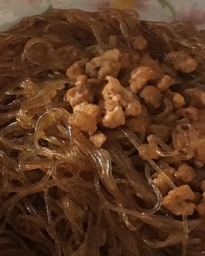 肉末炒粉丝