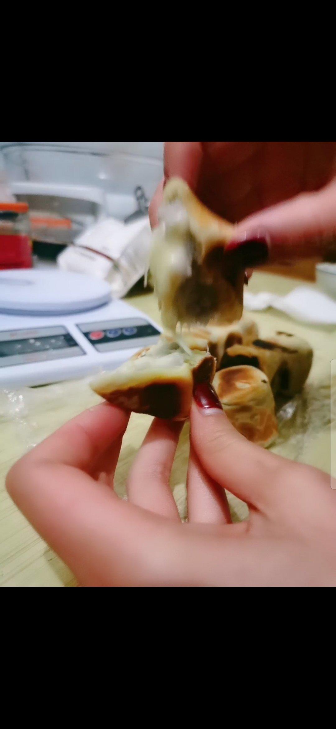 网红爆浆香芋紫薯仙豆糕，只需一口平底锅