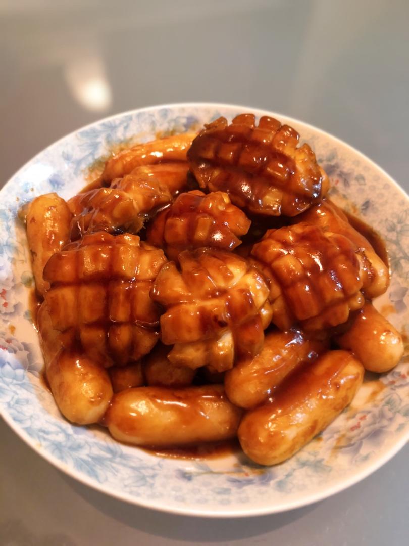 鲍鱼炒年糕