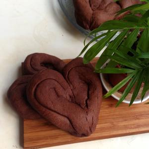 心形巧克力面包【大塚节子】的做法 步骤4