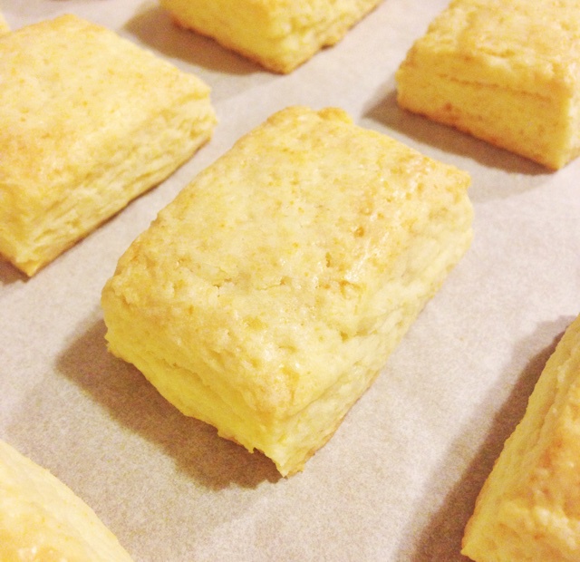 handmade鲜奶油原味司康fresh cream plain scone