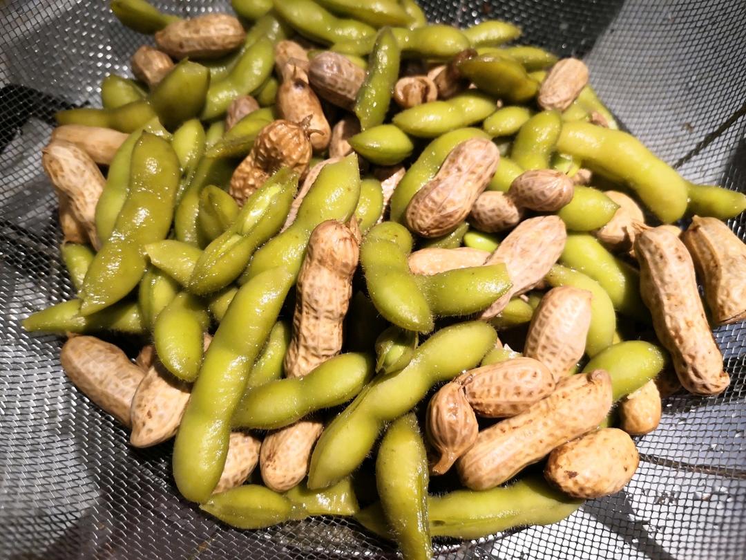 夏日必备煮五香毛豆花生🥜