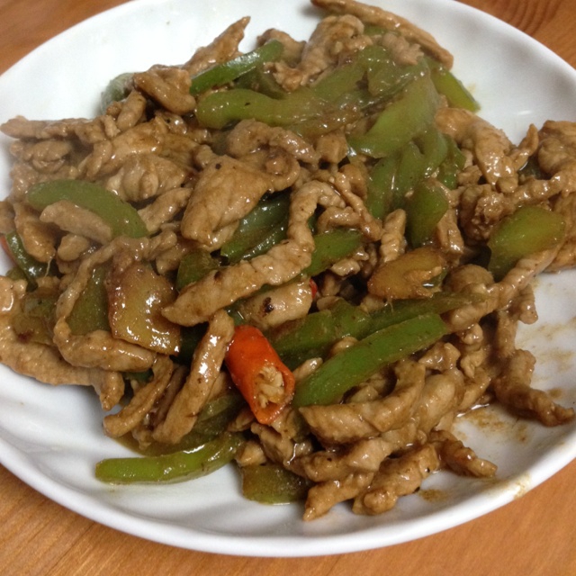 青椒肉丝