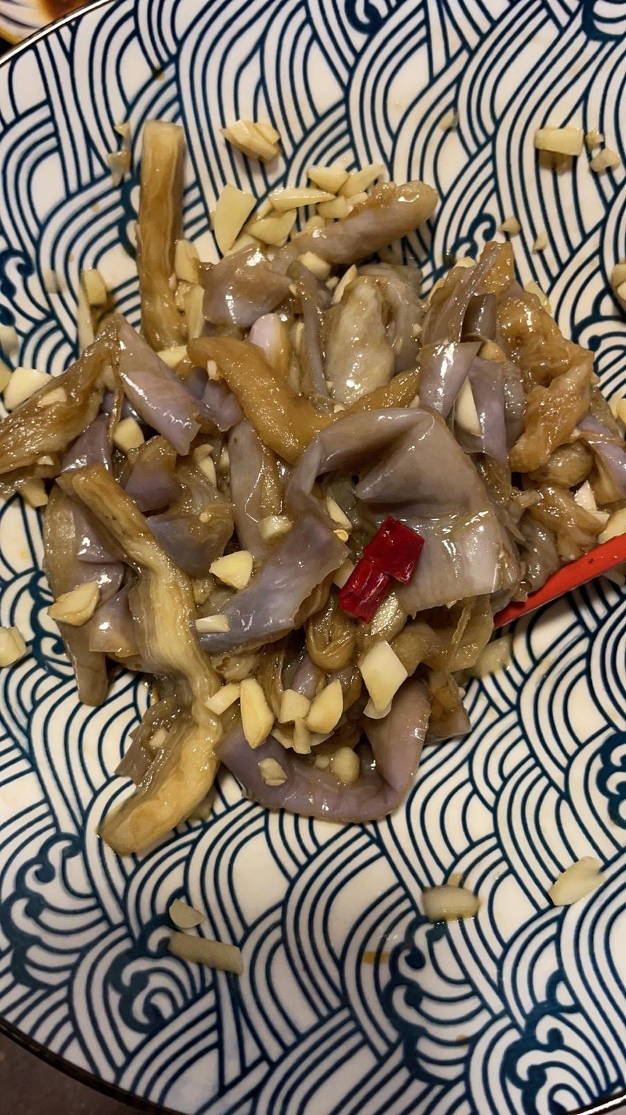 蒜泥茄子（蒸）