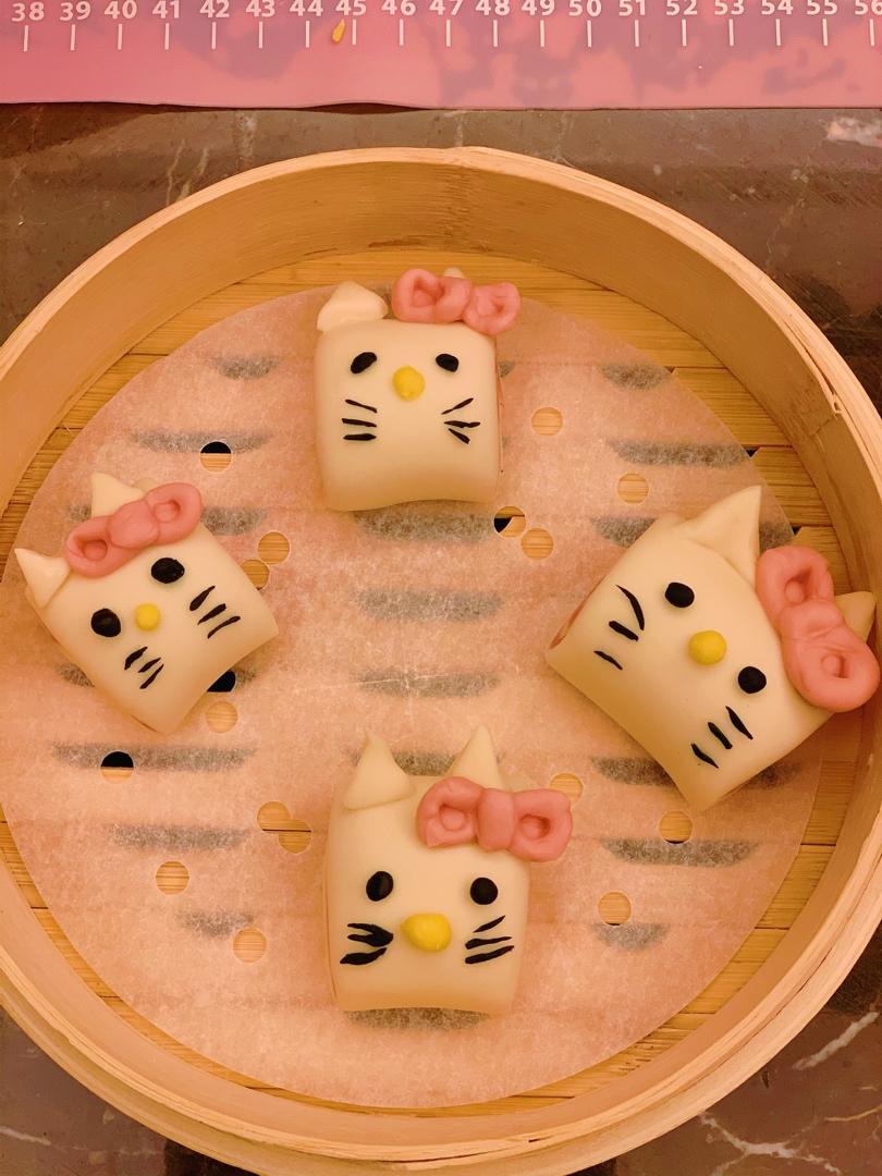 HelloKitty凯蒂猫卡通造型刀切馒头