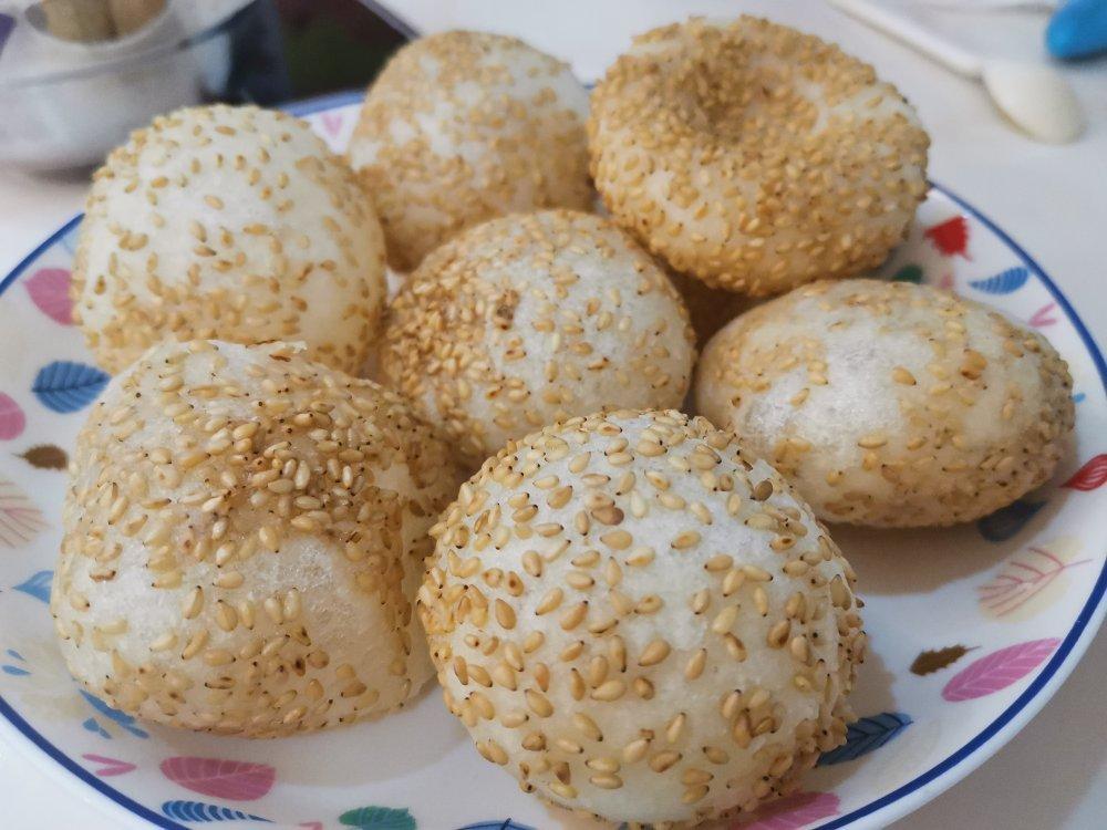 空心芝麻球简易做法