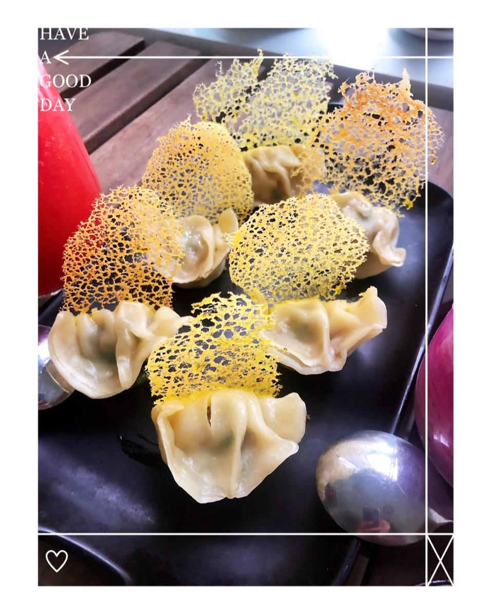 冰花蕾丝煎饺