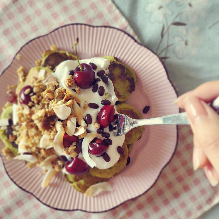 无油mini抹茶松饼酸奶杯【健康小食】