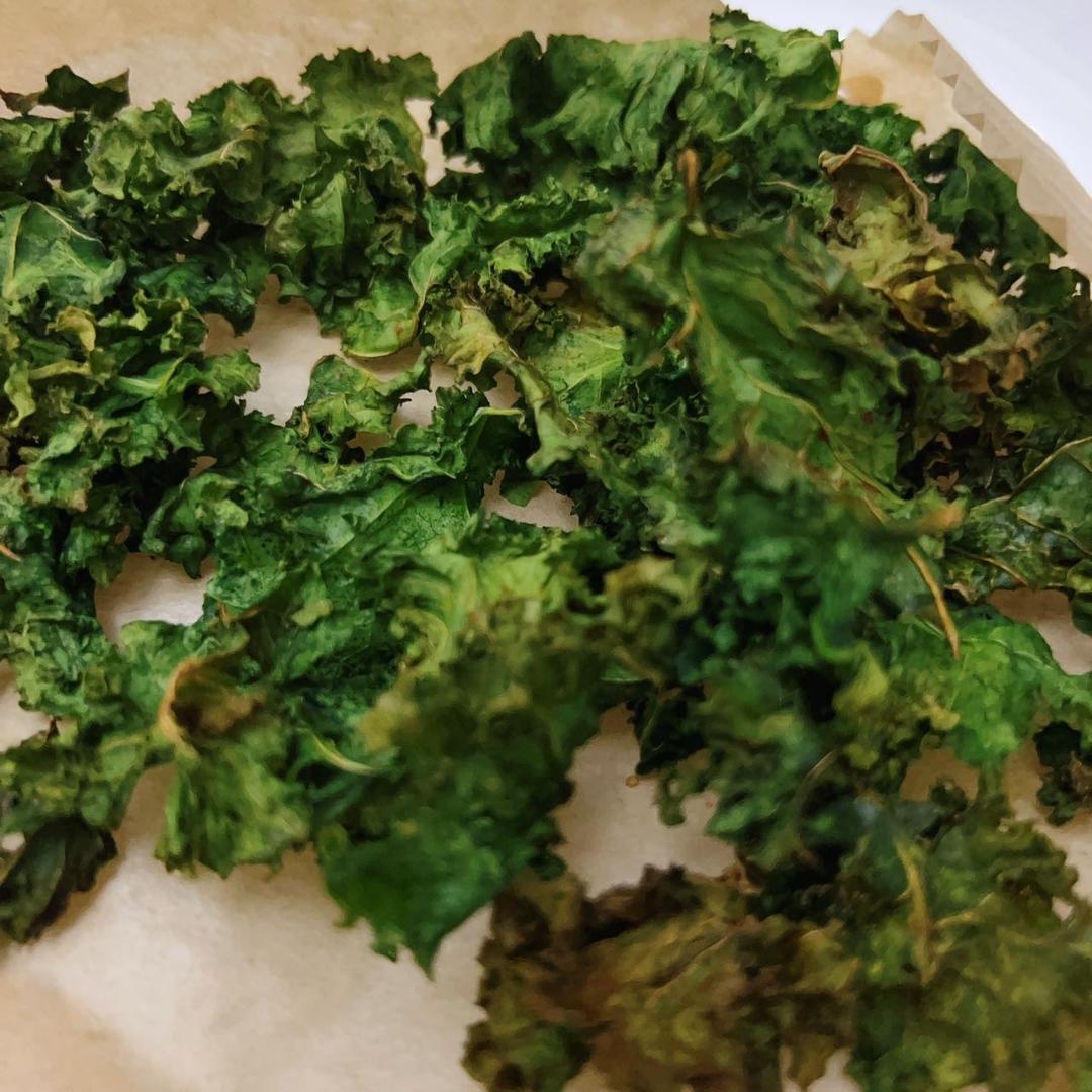 低卡零食 空气炸锅-羽衣甘蓝脆片