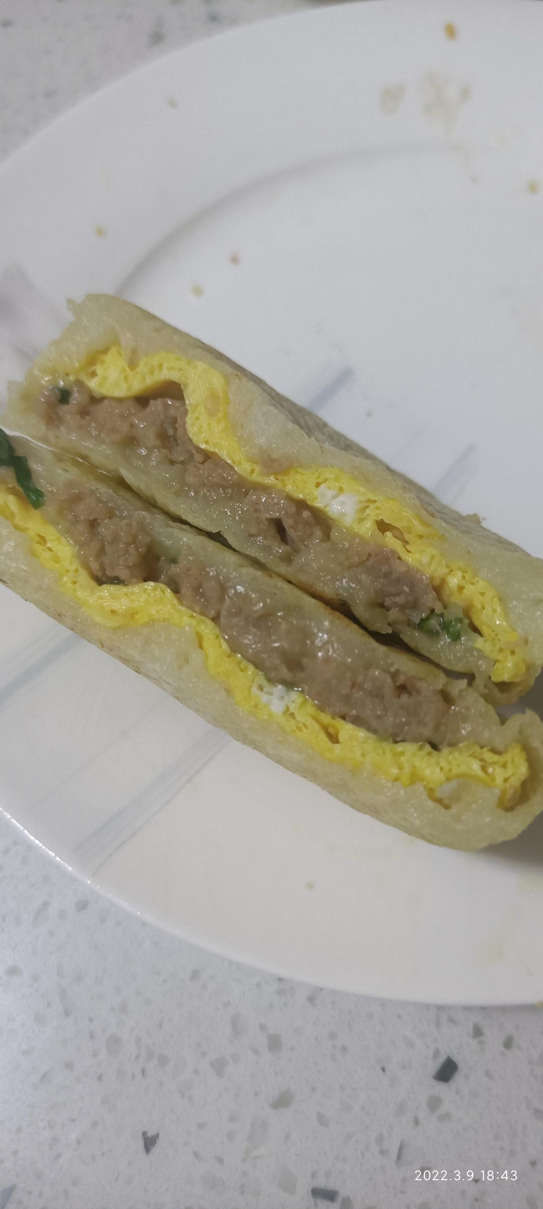 鸡蛋汉堡-完美复刻路边摊