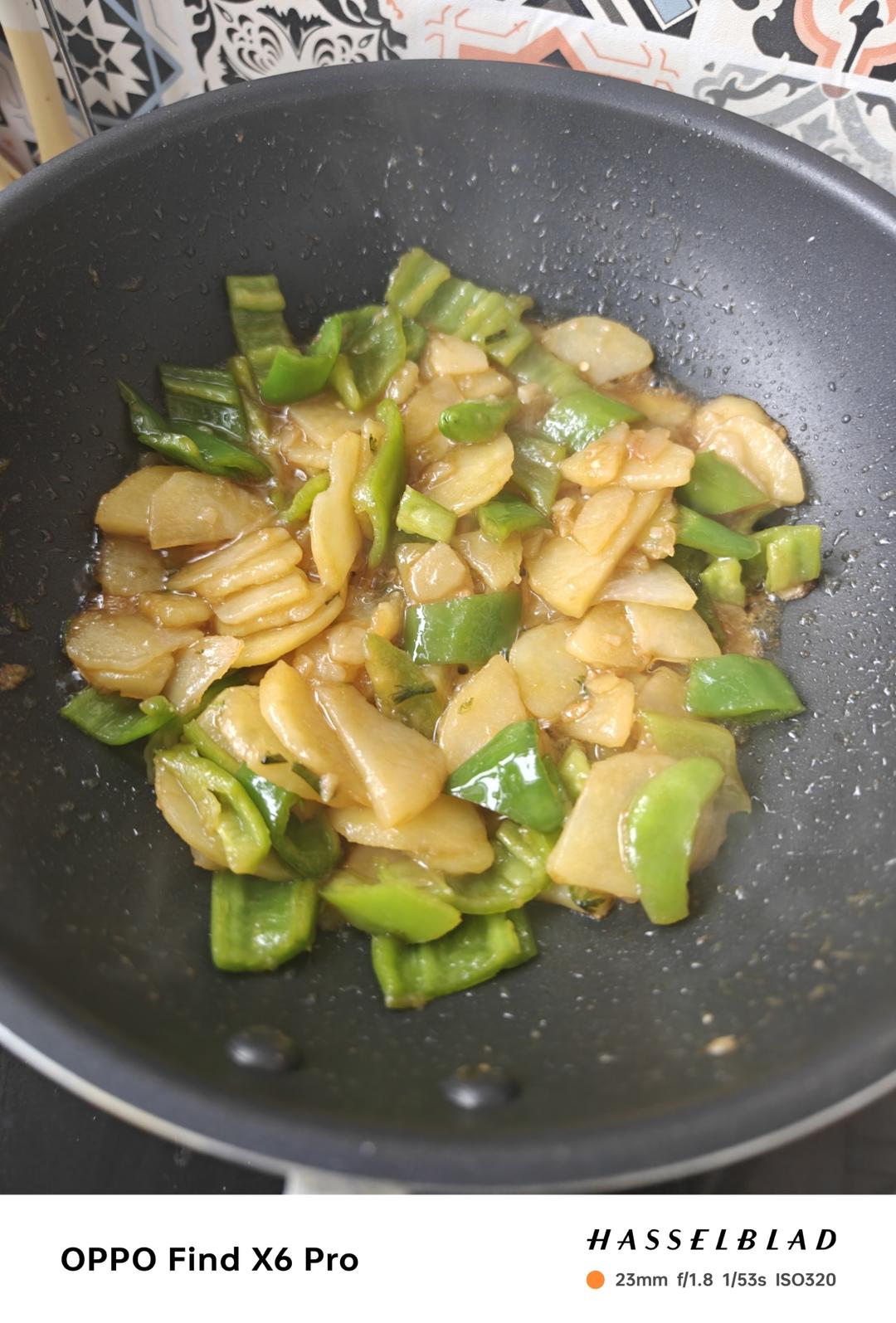 家常炒土豆片