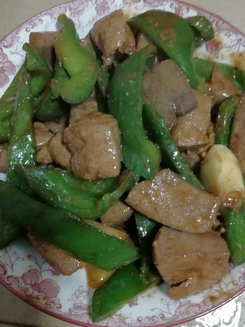 青椒炒猪肝