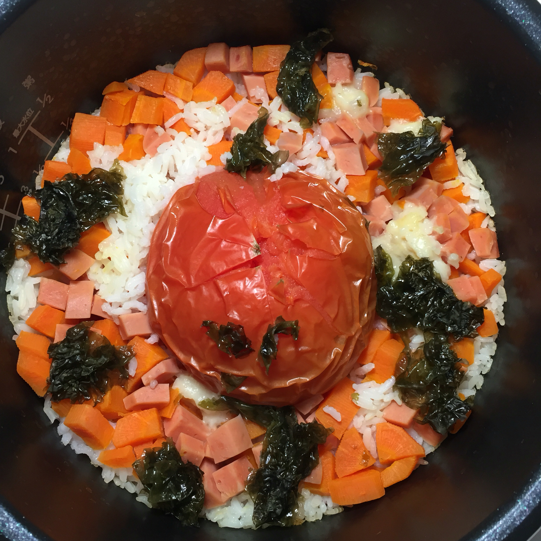 风靡美国华人网络的【电饭锅西红柿焖饭】