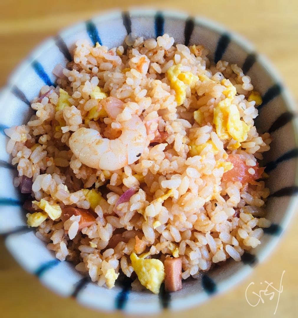 【番茄虾仁炒饭】