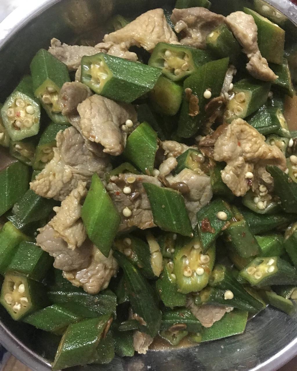秋葵炒肉