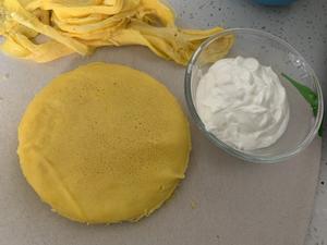 家庭简易版😚健康美味😍“芒果千层酸奶蛋糕🍰”的做法 步骤15