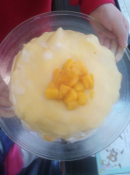 零基础做芒果千层蛋糕（8寸）