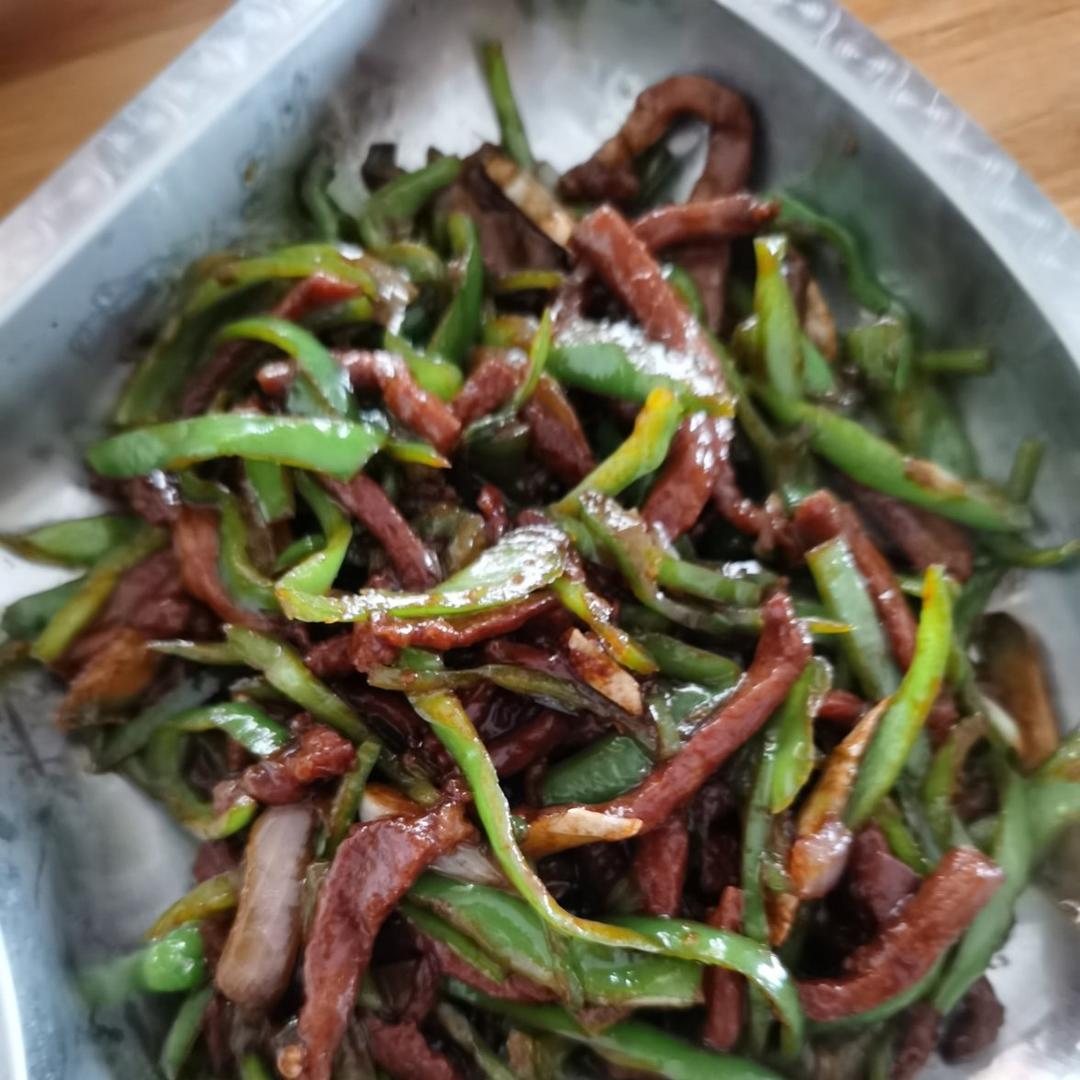 青椒🫑炒肉丝