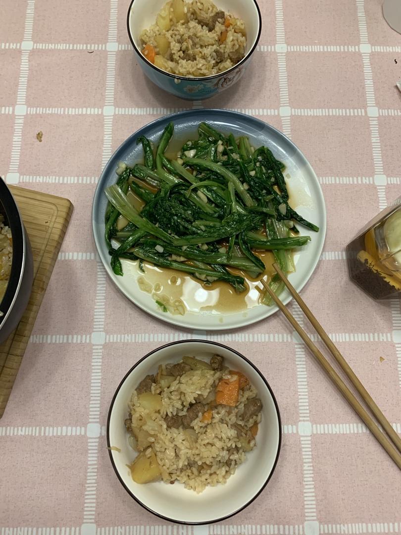 蒜蓉油麦菜（蚝油）