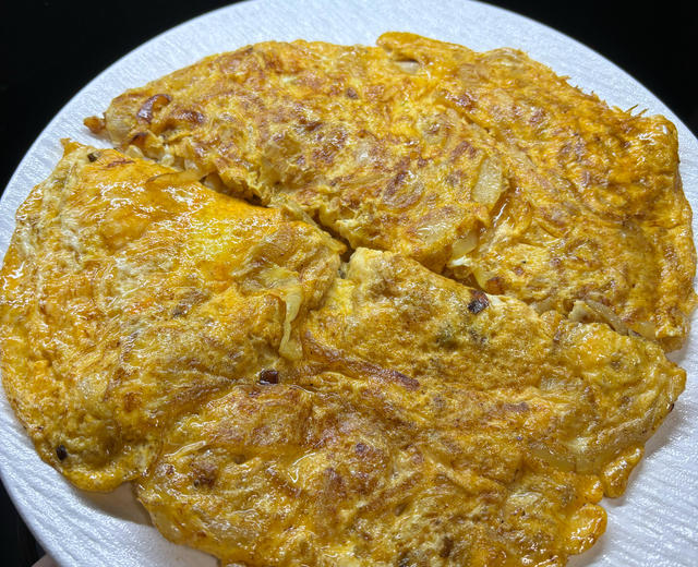 焦糖洋葱鸡蛋饼的做法