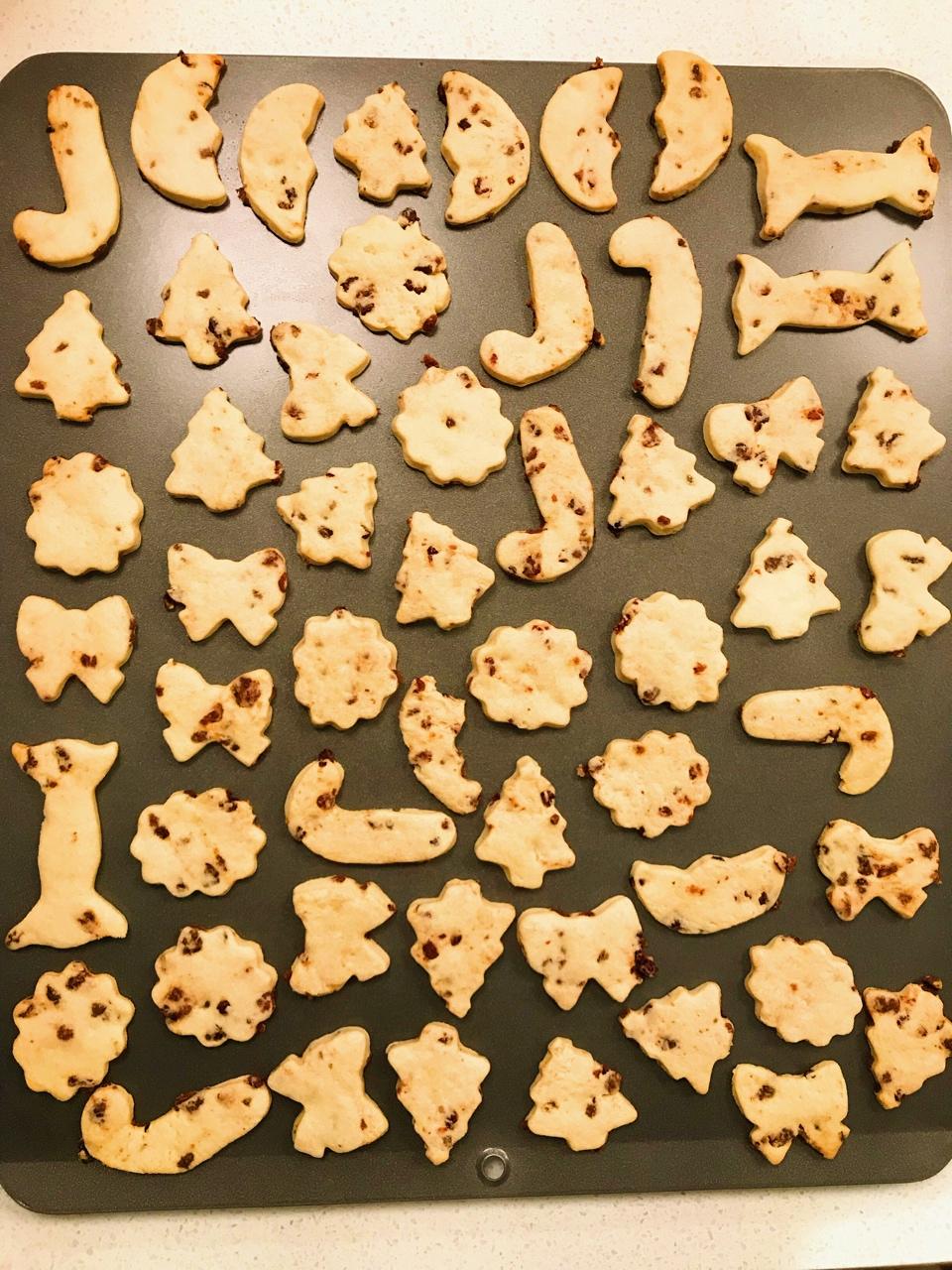 低糖少油版蔓越莓饼干